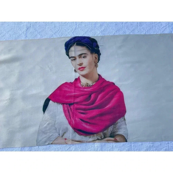 Frida Khalo Womens Fringe Floral Winter Shawl Wraps Scarf Long Large - Picture 2 of 7
